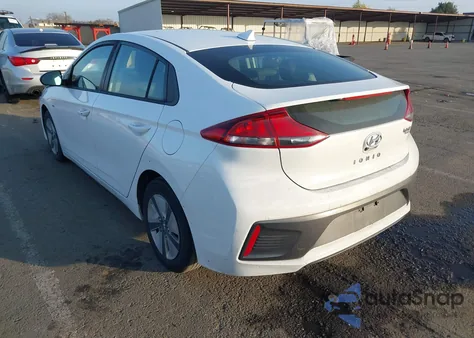 2020 Hyundai Ioniq Hybrid Blue from USA, damaged, VIN KMHC65LC7LU238841